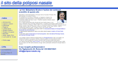 Desktop Screenshot of poliposi-nasale.org